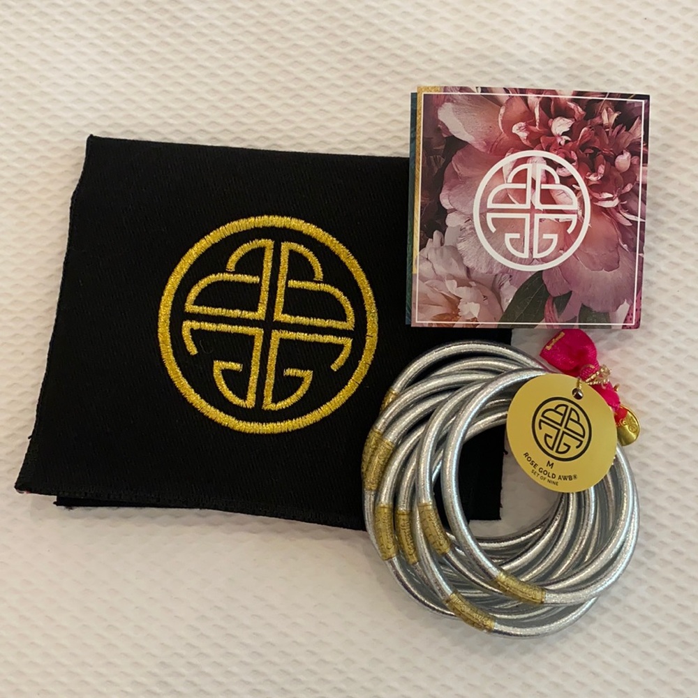 Budha Girl Silver all weather bangles